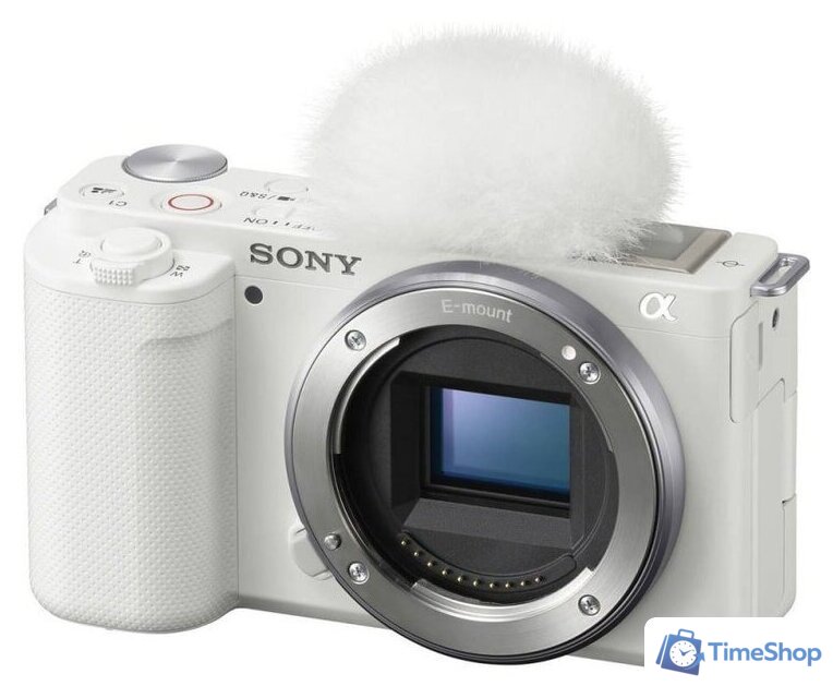 Беззеркальный фотоаппарат Sony ZV-E10 Body (белый) - Изображение №5 — Интернет-магазин Time-Shop