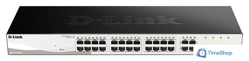 Управляемый коммутатор 2-го уровня D-Link DGS-1210-28/FL - Изображение №1 — Интернет-магазин Time-Shop
