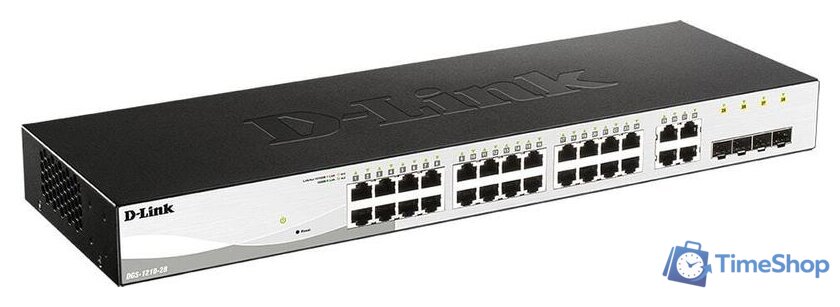Управляемый коммутатор 2-го уровня D-Link DGS-1210-28/FL - Изображение №2 — Интернет-магазин Time-Shop