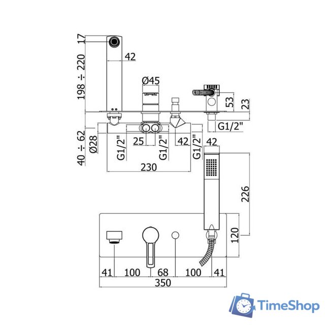 Смеситель Paffoni Ringo RIN001NO - Изображение №2 — Интернет-магазин Time-Shop