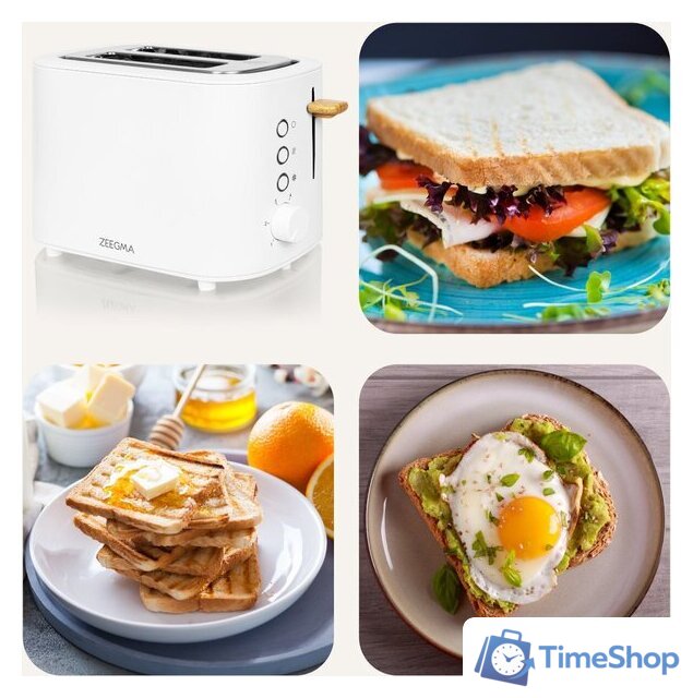 Тостер Zeegma Tostee White Wood - Изображение №14 — Интернет-магазин Time-Shop