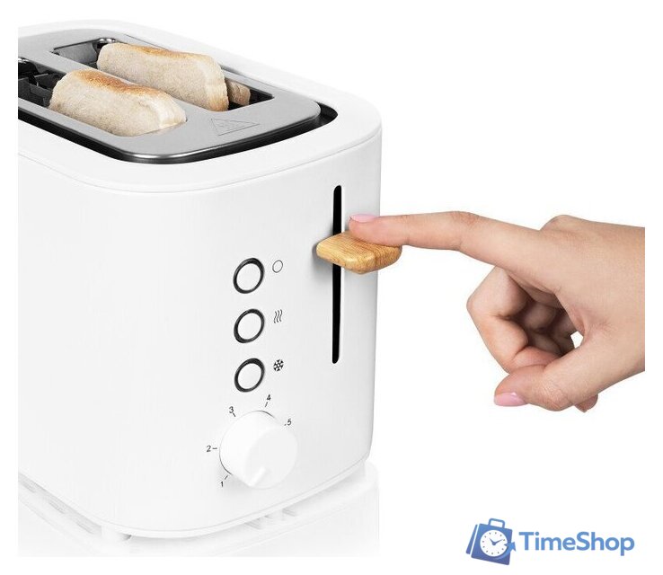 Тостер Zeegma Tostee White Wood - Изображение №6 — Интернет-магазин Time-Shop