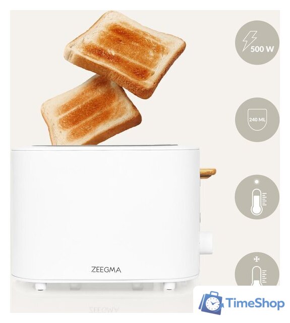 Тостер Zeegma Tostee White Wood - Изображение №12 — Интернет-магазин Time-Shop