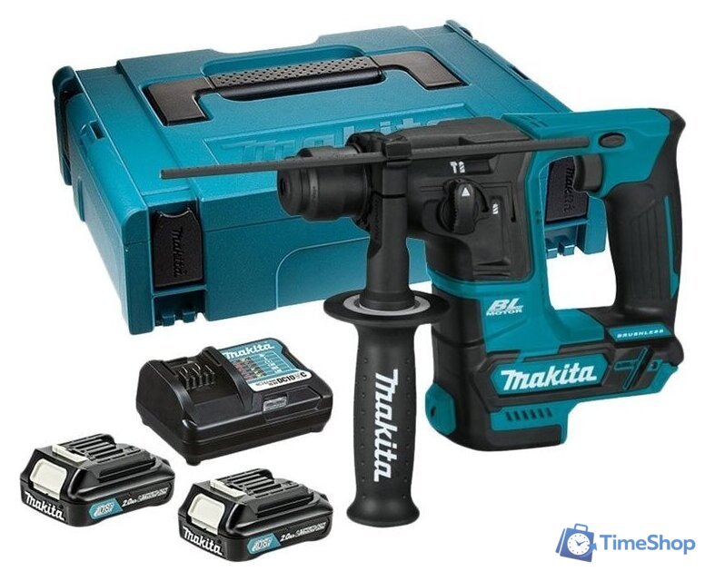 Перфоратор Makita HR166DWAJ (с 2-мя АКБ, кейс) - Изображение №1 — Интернет-магазин Time-Shop
