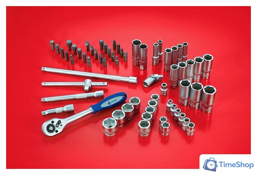 Универсальный набор инструментов Мастак 01-064C (64 предмета) - Изображение №4 — Интернет-магазин Time-Shop