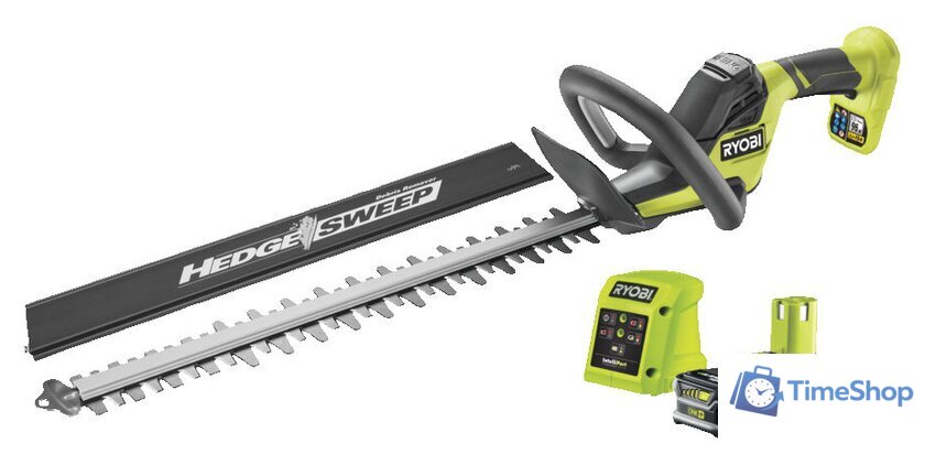Кусторез Ryobi RY18HT50A-125 (с 1-им АКБ 2.5 Ah) - Изображение №1 — Интернет-магазин Time-Shop