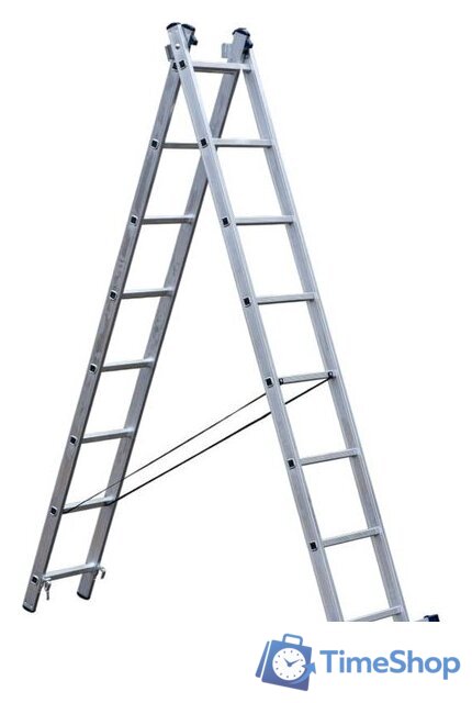 Лестница-трансформер Stairs AL208 (2x8 ступеней) - Изображение №1 — Интернет-магазин Time-Shop