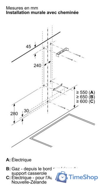 Кухонная вытяжка Bosch Serie 2 DWB93BC30 - Изображение №13 — Интернет-магазин Time-Shop