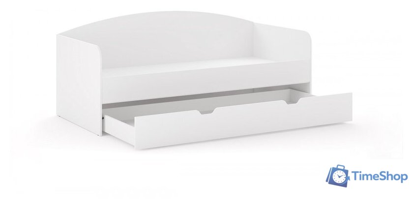 Кровать с выдвижным спальным местом Сонум Martin 80x200 (белый) - Изображение №3 — Интернет-магазин Time-Shop