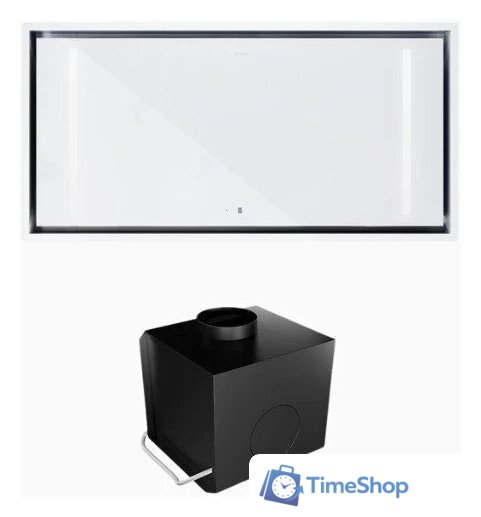Кухонная вытяжка Globalo Zenara 100.1 White + Turbina TW 2.1 - Изображение №2 — Интернет-магазин Time-Shop