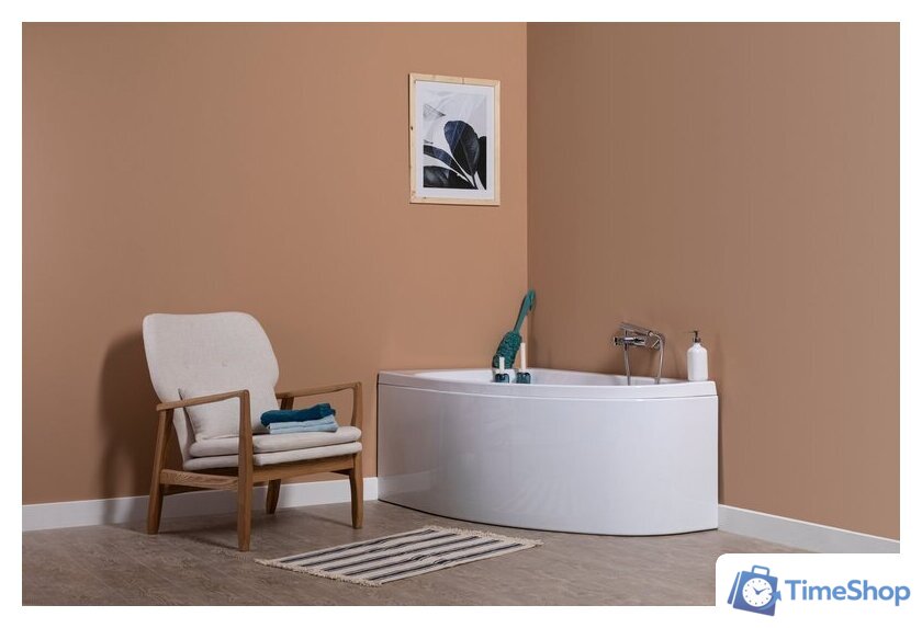 Ванна Aquanet Mia 140x80 R - Изображение №9 — Интернет-магазин Time-Shop