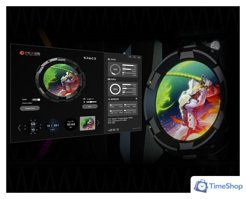 Система жидкостного охлаждения для процессора ID-Cooling Space SL360 XE - Изображение №9 — Интернет-магазин Time-Shop