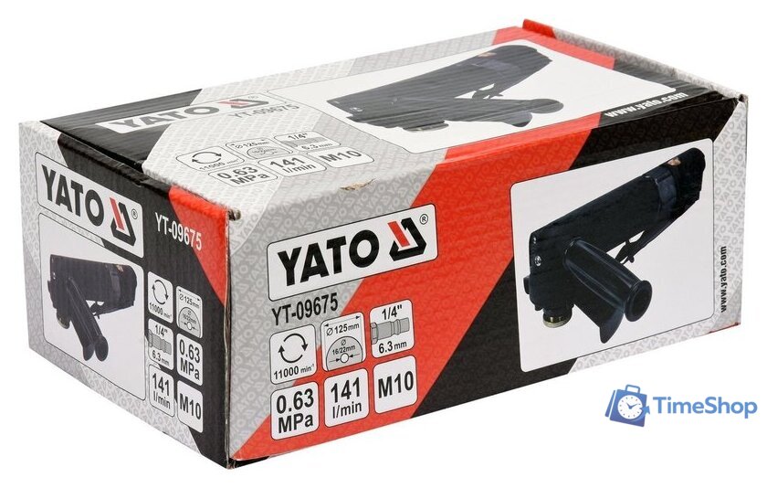 Пневмошлифмашина Yato YT-09675 - Изображение №3 — Интернет-магазин Time-Shop