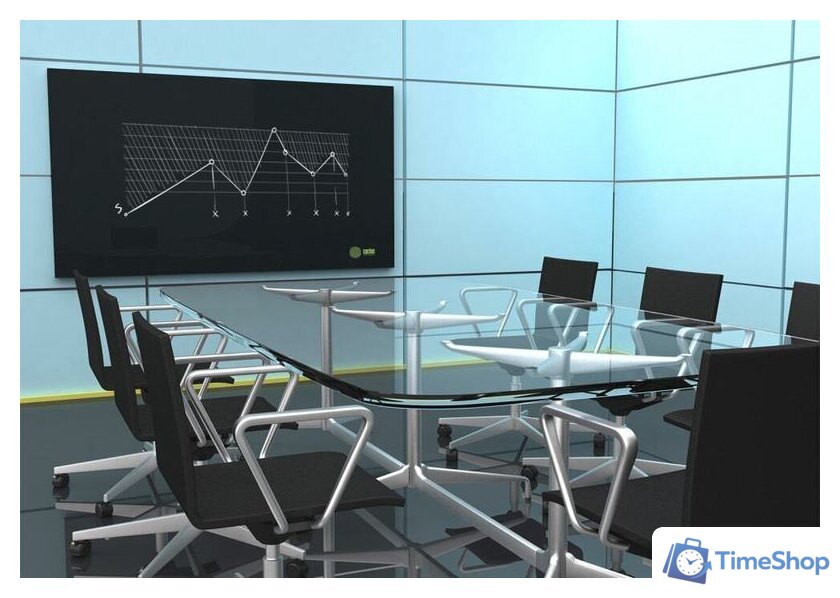 Магнитно-маркерная доска CACTUS CS-GBD-65x100-BK - Изображение №2 — Интернет-магазин Time-Shop