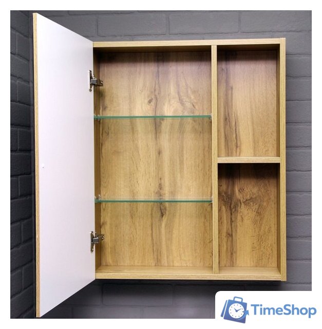  Домино Шкаф с зеркалом для ванной Craft 50 - Изображение №7 — Интернет-магазин Time-Shop