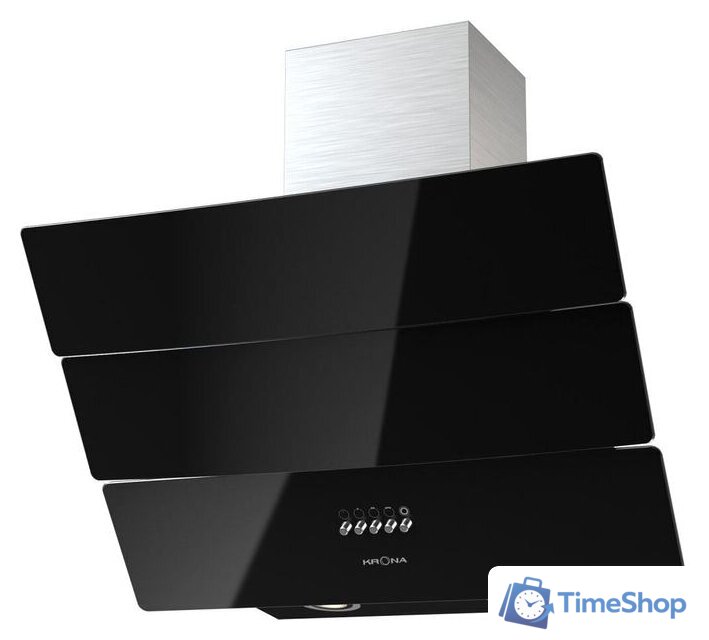 Кухонная вытяжка Krona Inga 600 push button (черный/нержавеющая сталь) - Изображение №3 — Интернет-магазин Time-Shop