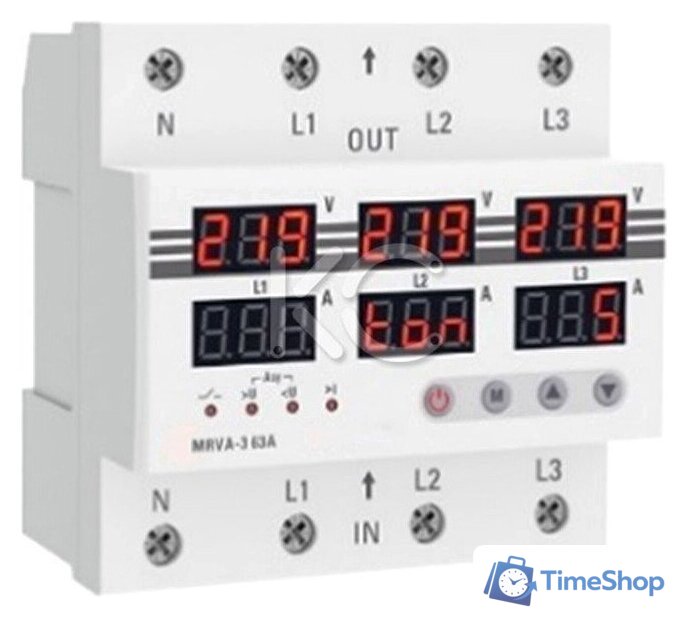 Реле напряжения КС MRVA-3 63A 82733 - Изображение №1 — Интернет-магазин Time-Shop