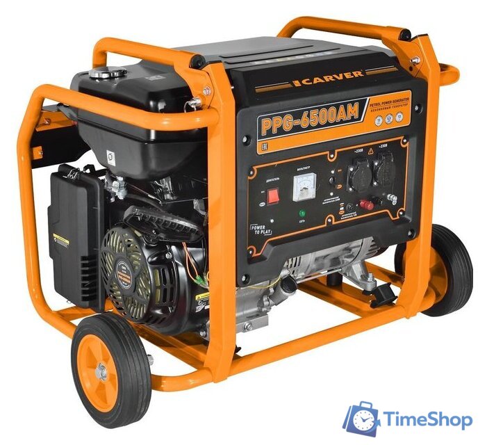 Бензиновый генератор Carver PPG-6500AM - Изображение №1 — Интернет-магазин Time-Shop