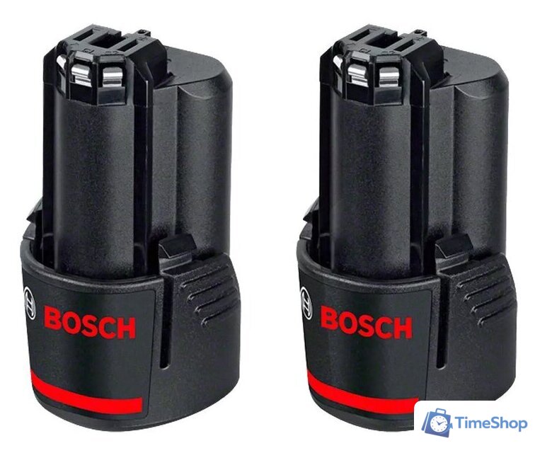Набор аккумуляторов Bosch GBA 1600A00X7D (12В/2x3 Ah) - Изображение №1 — Интернет-магазин Time-Shop
