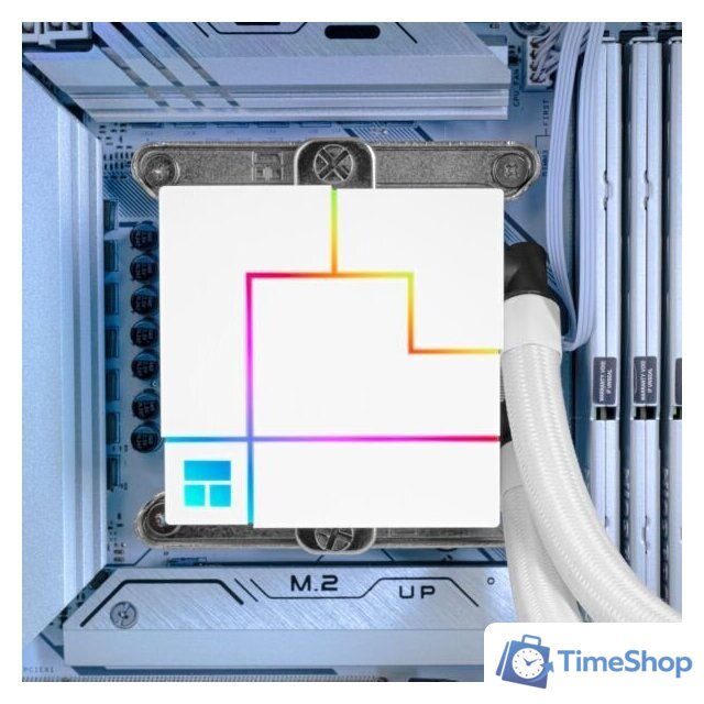 Система жидкостного охлаждения для процессора Thermalright Core Matrix 360 ARGB V3 (белый) - Изображение №5 — Интернет-магазин Time-Shop