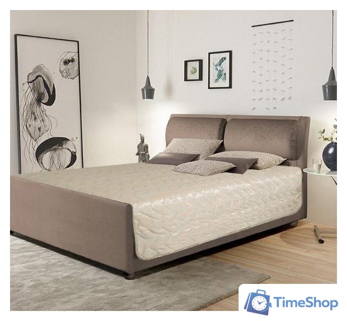 Покрывало Nivasan Мрамор P.MR 210-23 (210x240, бежевый) - Изображение №2 — Интернет-магазин Time-Shop