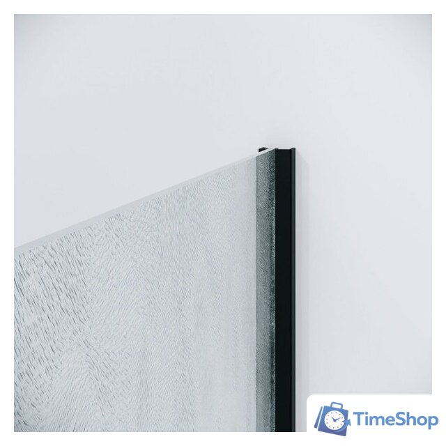 Душевая дверь Niagara Nova NG-84-L13CHB 130x195 (черный матовый/шиншилла стекло) - Изображение №5 — Интернет-магазин Time-Shop