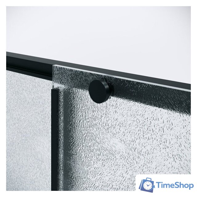 Душевая дверь Niagara Nova NG-84-L13CHB 130x195 (черный матовый/шиншилла стекло) - Изображение №4 — Интернет-магазин Time-Shop