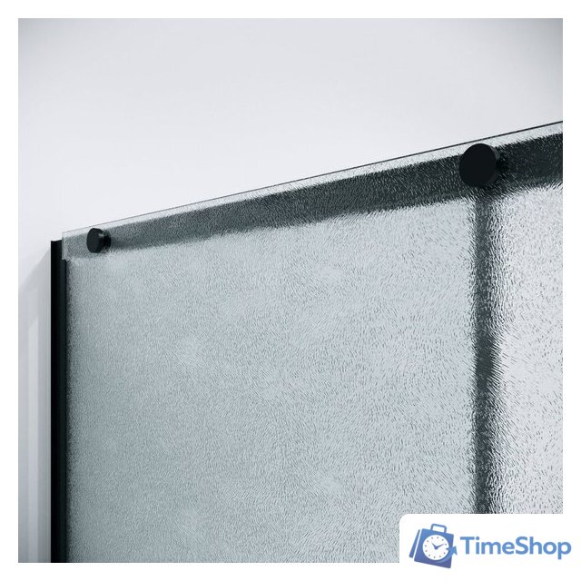 Душевая дверь Niagara Nova NG-84-L13CHB 130x195 (черный матовый/шиншилла стекло) - Изображение №7 — Интернет-магазин Time-Shop