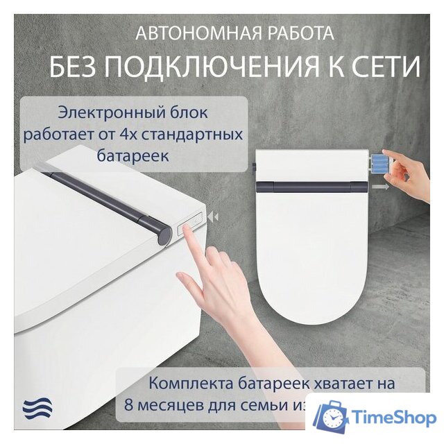 Унитаз подвесной Lauter Smart 21W520002 - Изображение №3 — Интернет-магазин Time-Shop