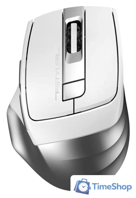 Мышь A4Tech Fstyler FB35S (белый/серый) - Изображение №1 — Интернет-магазин Time-Shop