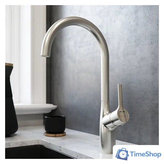 Кухонная мойка Saniteco 4848 + Spike F9S07011 (сатин, с сифоном, дозатором и коландером) - Изображение №15 — Интернет-магазин Time-Shop