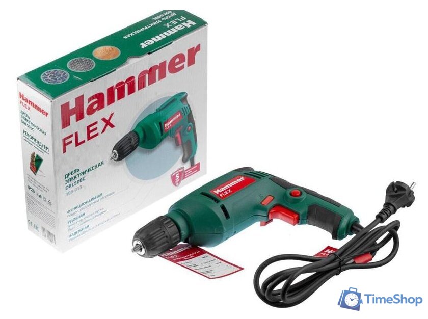 Дрель-шуруповерт Hammer DRL500C - Изображение №9 — Интернет-магазин Time-Shop
