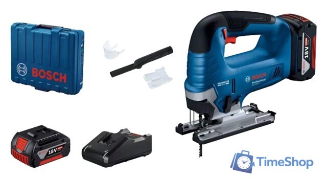 Электролобзик Bosch GST 185-LI Professional 06015B3024 (с 2-мя АКБ, кейс) - Изображение №1 — Интернет-магазин Time-Shop