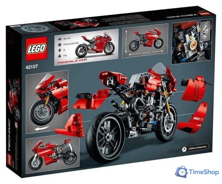 Конструктор LEGO Technic 42107 Ducati Panigale V4 R - Изображение №2 — Интернет-магазин Time-Shop