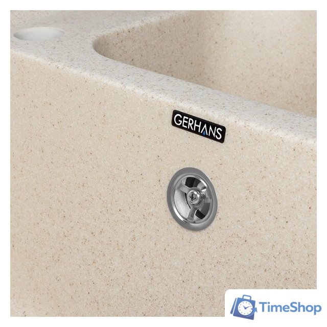 Кухонная мойка Gerhans E10 (бежевый) - Изображение №5 — Интернет-магазин Time-Shop