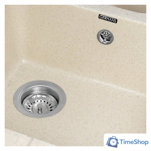 Кухонная мойка Gerhans E10 (бежевый) - Изображение №4 — Интернет-магазин Time-Shop