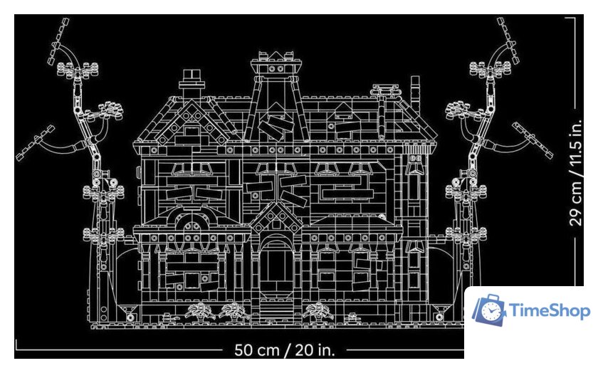 Конструктор LEGO Icons 11370 Очень странные дела: Дом Криллов - Изображение №8 — Интернет-магазин Time-Shop
