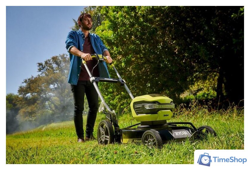 Газонокосилка Ryobi RY36LMMX51A-140 (с 1-им АКБ) - Изображение №2 — Интернет-магазин Time-Shop