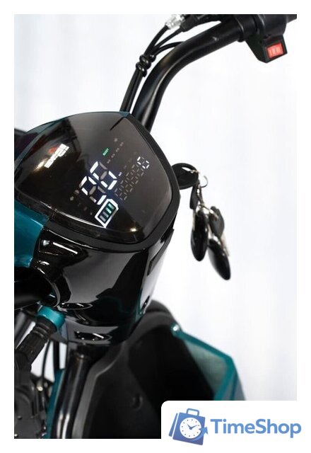 Электроскутер NOVA EC03 (зеленый, без цепи) - Изображение №5 — Интернет-магазин Time-Shop