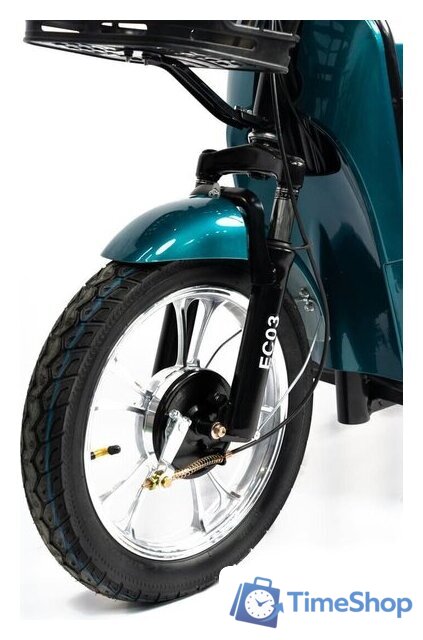 Электроскутер NOVA EC03 (зеленый, без цепи) - Изображение №8 — Интернет-магазин Time-Shop