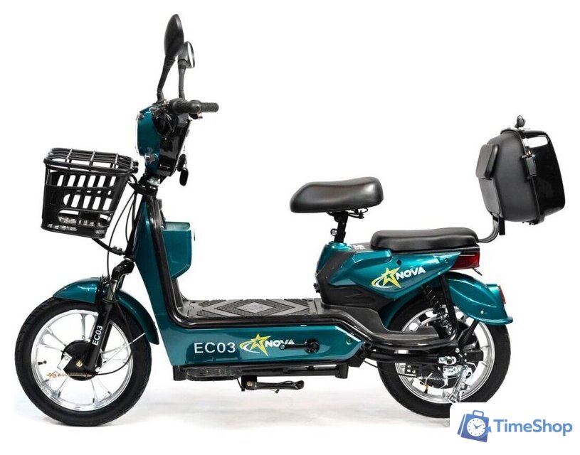 Электроскутер NOVA EC03 (зеленый, без цепи) - Изображение №11 — Интернет-магазин Time-Shop