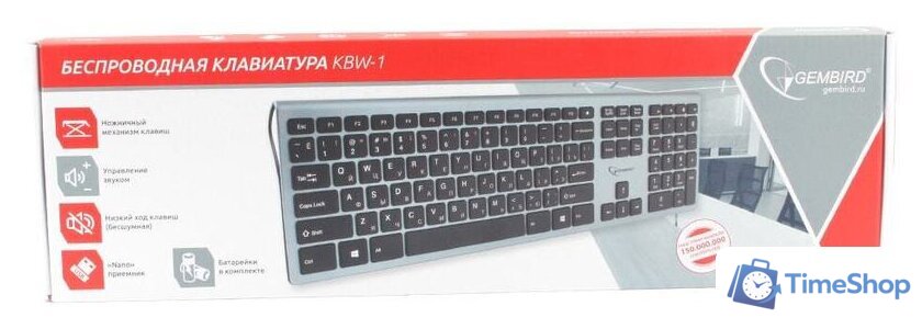 Клавиатура Gembird KBW-1 - Изображение №4 — Интернет-магазин Time-Shop