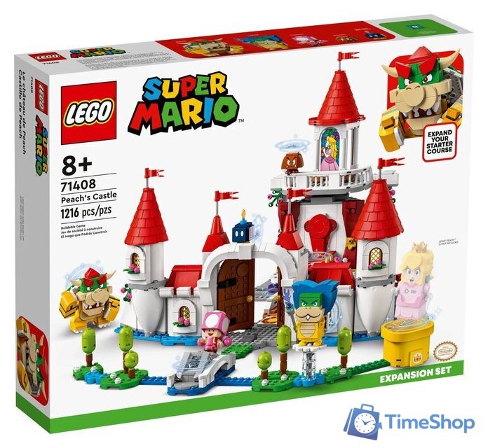 Конструктор LEGO Super Mario 71408 Дополнительный набор Замок Пич - Изображение №1 — Интернет-магазин Time-Shop