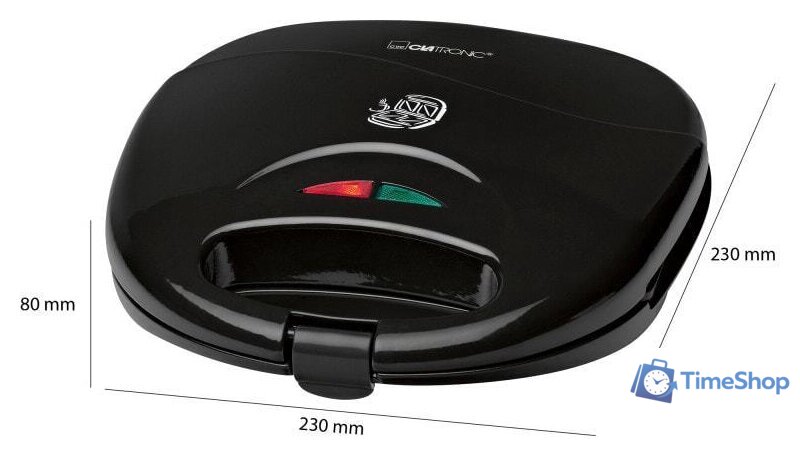 Сэндвичница Clatronic ST 3477 (черный) - Изображение №6 — Интернет-магазин Time-Shop