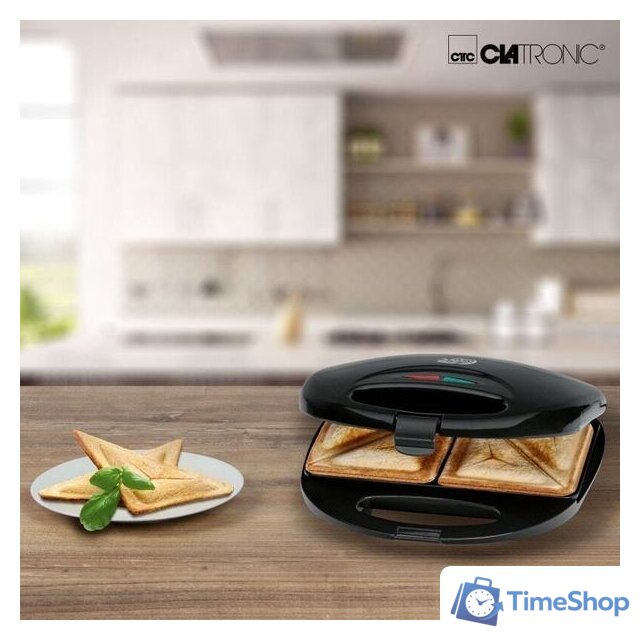Сэндвичница Clatronic ST 3477 (черный) - Изображение №5 — Интернет-магазин Time-Shop