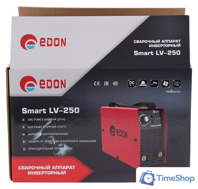 Сварочный инвертор Edon Smart LV-250 - Изображение №6 — Интернет-магазин Time-Shop