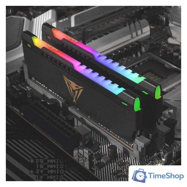Оперативная память Patriot Viper Steel RGB 32GB DDR4 PC4-25600 PVSR432G320C8 - Изображение №6 — Интернет-магазин Time-Shop