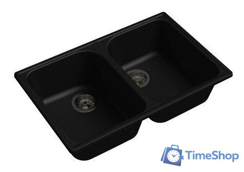 Кухонная мойка GranFest QUARZ Z-15 (черный) - Изображение №1 — Интернет-магазин Time-Shop