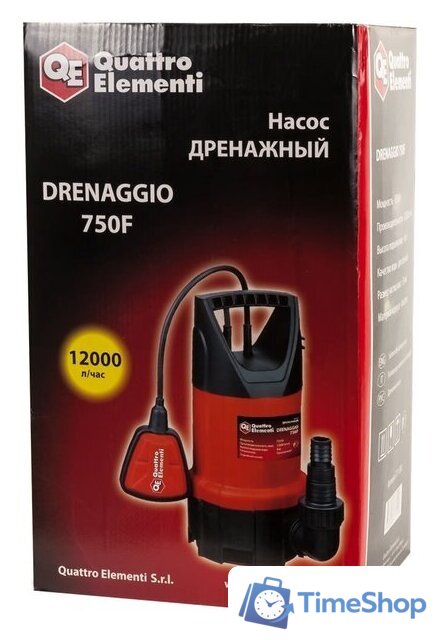 Дренажный насос Quattro Elementi Drenaggio 750 F - Изображение №2 — Интернет-магазин Time-Shop