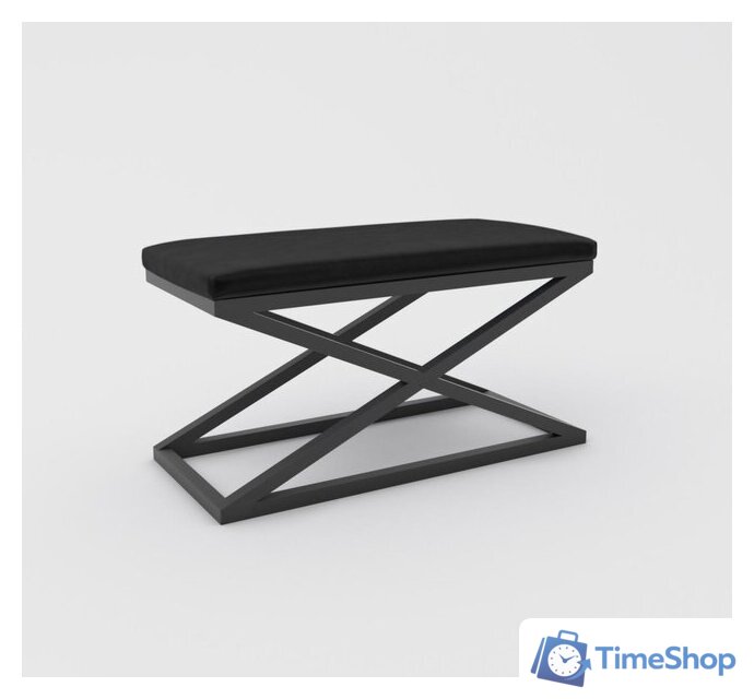 Банкетка Hype Mebel Трингл (черный/черный) - Изображение №1 — Интернет-магазин Time-Shop
